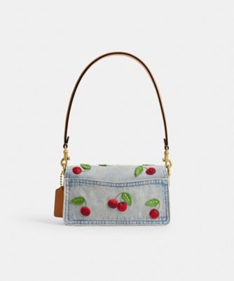 タビー ショルダー バッグ 20・チェリー エンブロイダリー | COACH
